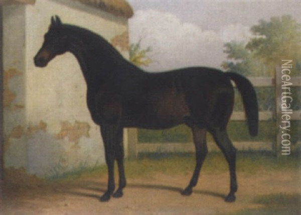 A British Yeoman Oil Painting - Robert Harrington