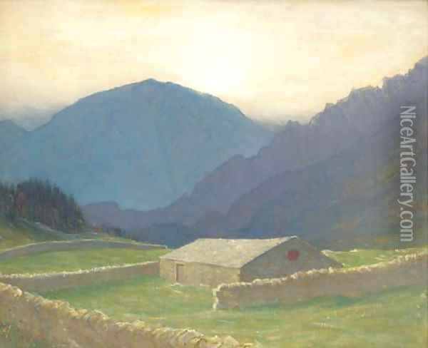 Harter Fell Oil Painting - Charles Holmes
