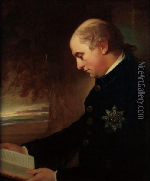 Portrait Of Charles Lennox, 3rd Duke Of Richmond And Lennox Oil Painting - George Romney