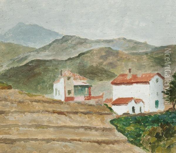 Farmhouse, Provence Oil Painting - Bonny Rupert