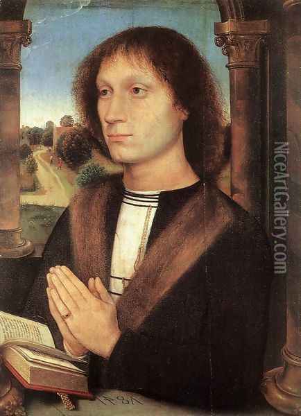 Portinari Triptych (right wing) 1487 Oil Painting - Hans Memling
