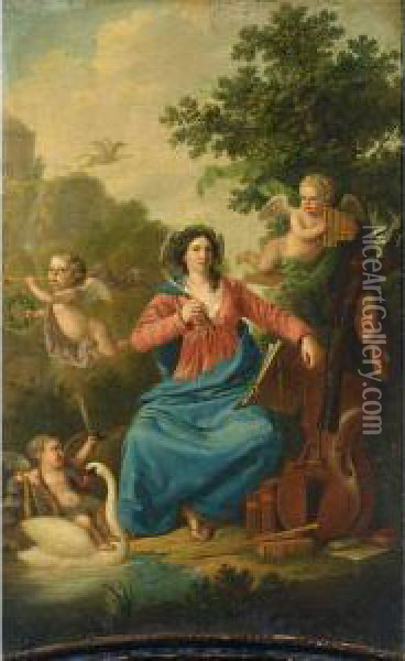 An Allegory Of The Liberal Arts Oil Painting - Johanus Petrus Van Horstok
