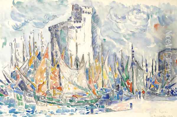 La Rochelle 5 Oil Painting - Paul Signac
