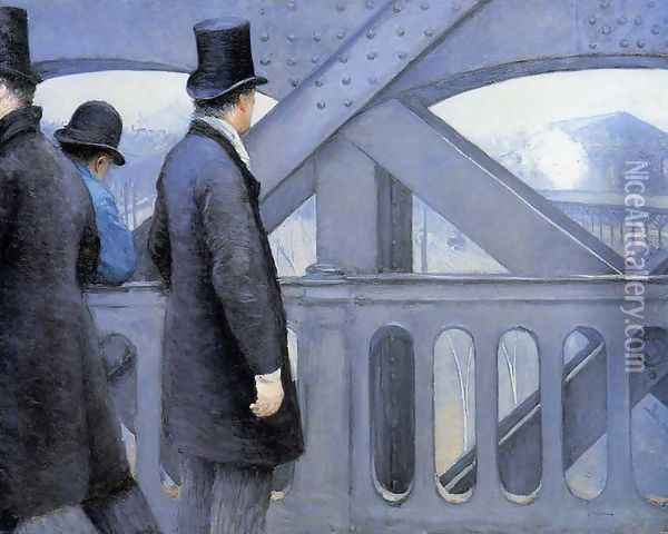 The Pont De Europe Oil Painting - Gustave Caillebotte