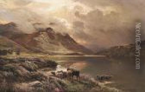 Glen Dochart, Perthshire Oil Painting - Sidney Richard Percy