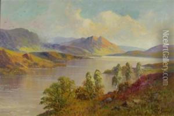 Loch Katrine N. B. Oil Painting - Frances E. Jamieson