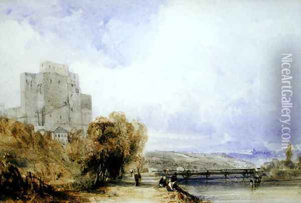 Chateau de Montboucher Oil Painting - William Callow