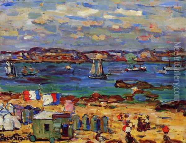 Study St Malo No 12 Oil Painting - Maurice Brazil Prendergast