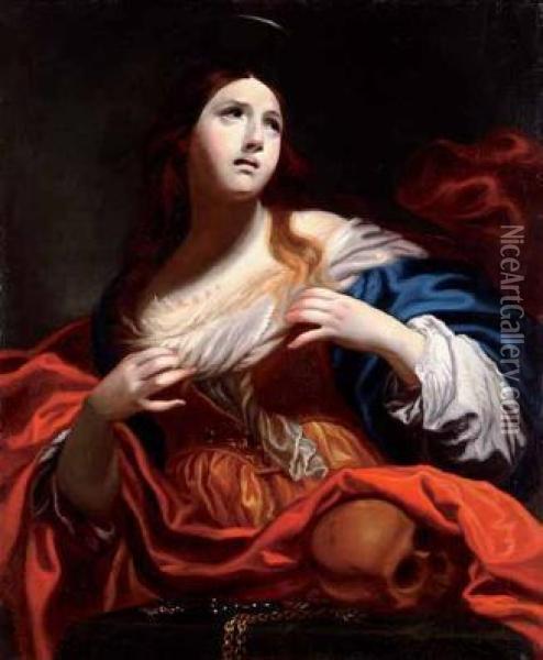 La Maddalena Oil Painting - Giovanni Camillo Ciabilli