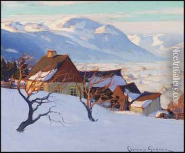 Paysage De Charlevoix Oil Painting - Clarence Alphonse Gagnon