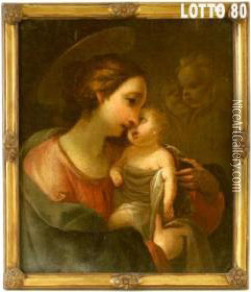 Madonna Con Bambino Oil Painting - Gaspare Traversi
