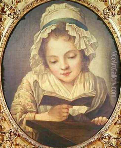 The Reader Oil Painting - Jean Baptiste Greuze