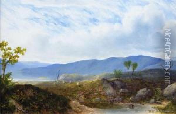 Memoirs Of The Highlands Oil Painting - James Douglas Moultray