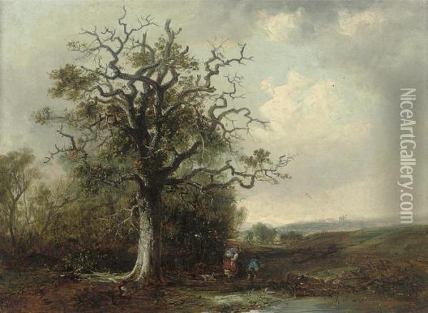 The Road Home Oil Painting - Thomas Smythe