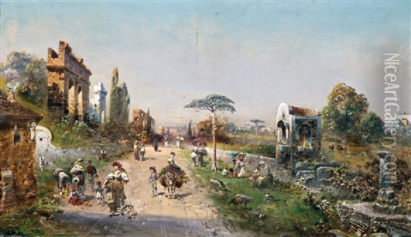 Italiai Taj Alakokkal Oil Painting - Robert Alott