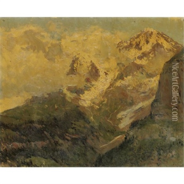 Morning Mist Oil Painting - Aureliano De Beruete
