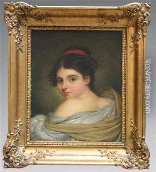 Louise De Nattes, Marquise De Saint-georges Oil Painting - Ferdinand Marquis de Nattes