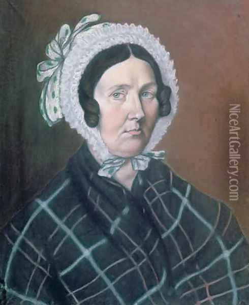 Jeanne Etiennette Pasteur 1793-1848 1836 Oil Painting - Louis Pasteur