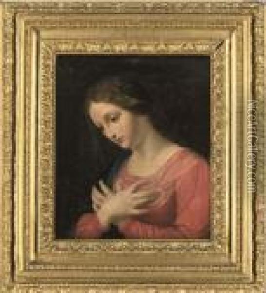 The Virgin Annunciate Oil Painting - Philippe de Champaigne