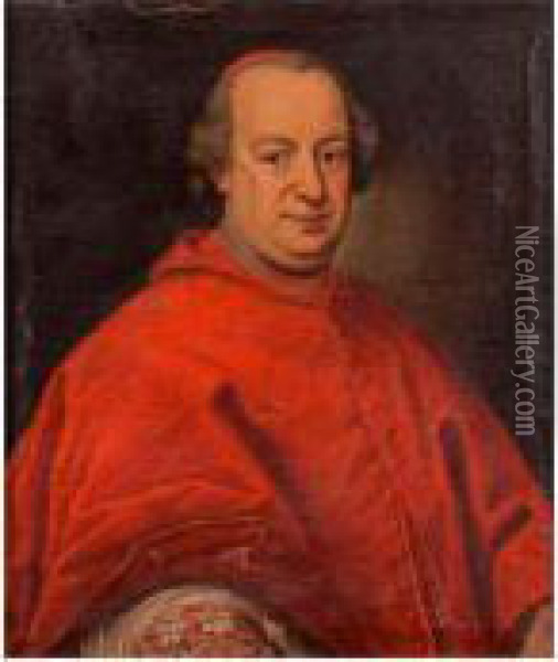 Ritratto Di Cardinale Oil Painting - Giovanni Domenico Porta