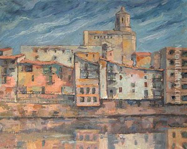 (les Preses, Girona, 1924)
 Girona. Oil Painting - Jose Berga Boix