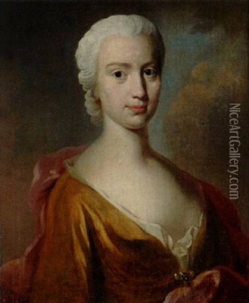 Maria Elisabet Maclean, F. Coyet Oil Painting - Carl Gustav Pilo