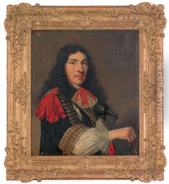 Portrait Of A Nobleman Oil Painting - Anthonie Palamedesz