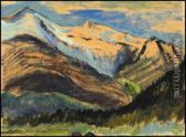 Lillooet, British Columbia Oil Painting - Emily M. Carr