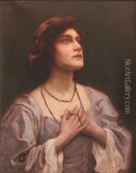 Thespian Oil Painting - Lord Frederic Leighton