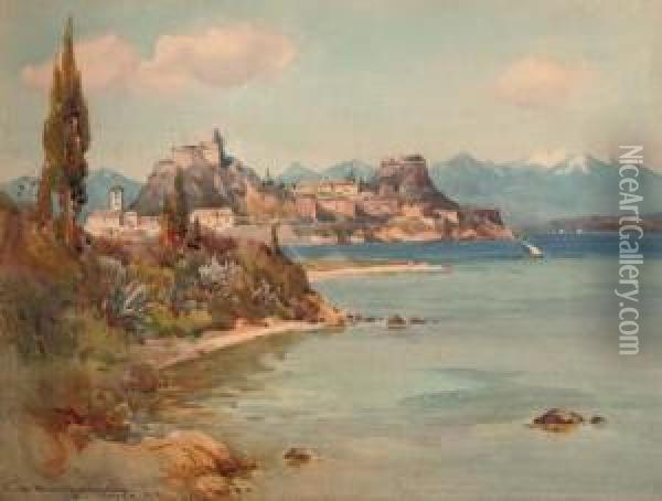 Corfu Oil Painting - William Alister Macdonald