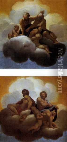 Saint Barthelemy Et Saint Mattias (+ Saint Philippe Et Saint Thaddee; Pair) Oil Painting - Lubin Baugin