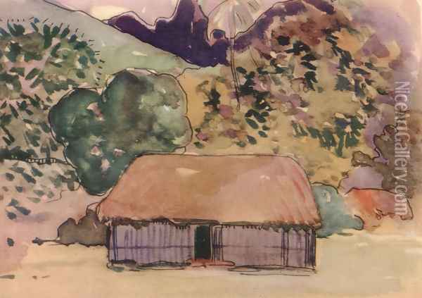 Watercolor 42 Oil Painting - Paul Gauguin