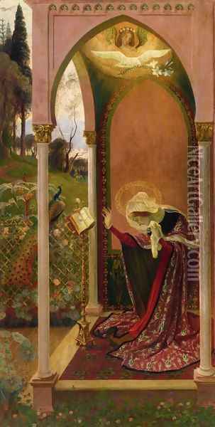 The Annunciation Oil Painting - Armand Point