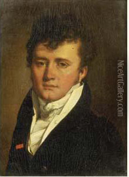 Portrait D'homme Portant La Legion D'honneur Oil Painting - Louis Leopold Boilly