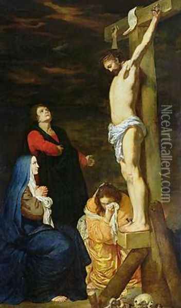 Christ on the Cross Oil Painting - Gerard de Lairesse