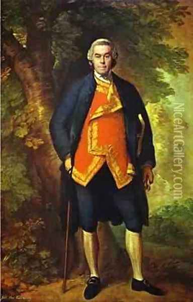 John 10th Viscount Kilmorey 1768 Oil Painting - Thomas Gainsborough