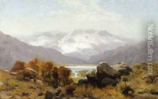 Twin Lakes, Colorado Oil Painting - Hamilton Hamilton
