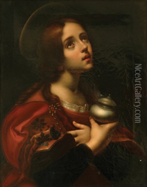 Maria Madalena (after Carlo Dolci) Oil Painting - Antoine Sebastien Falardeau