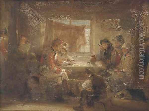 The plan of action Oil Painting - Sir David Wilkie