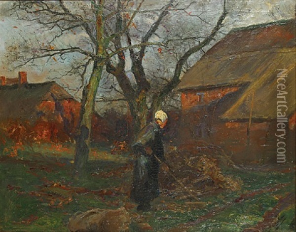 Novembre Oil Painting - Jean-Henri Luyten