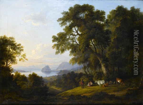 Near Loch Lomond Dumbarton Oil Painting - Jane Nasmyth