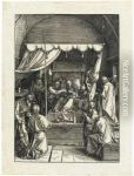 The Death Of The Virgin Oil Painting - Albrecht Durer