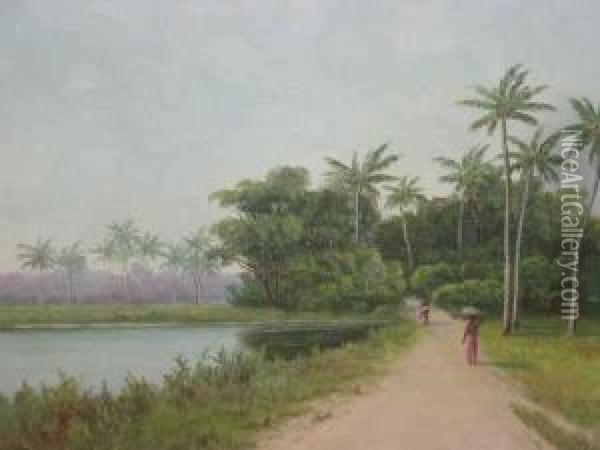 Ceylon Oil Painting - James Ashton
