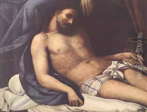 Deposition (detail) 1516 Oil Painting - Sebastiano Del Piombo