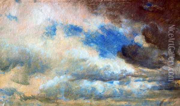 Cloud study Oil Painting - John Constable