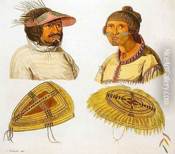 Eskimos from North America Oil Painting - G. Bramati