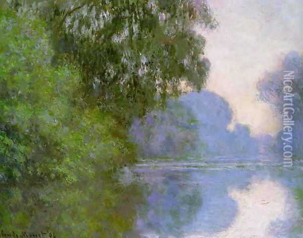 Arm Of The Seine Near Giverny2 Oil Painting - Claude Oscar Monet