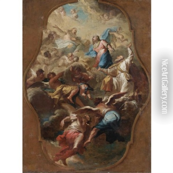 Assunzione Della Vergine Oil Painting - Giovanni Battista Ranieri del Pace