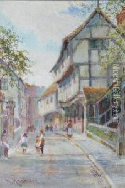 Prior Row, Coventry Oil Painting - William Matthison