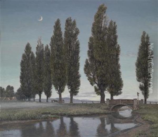Evening I Oil Painting - Thomas Leitner